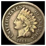 1861 Indian Head Cent NEARLY UNCIRCULATED