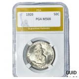 1920 Pilgrim Half Dollar PGA MS66