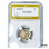 1938-D Buffalo Nickel PGA MS67