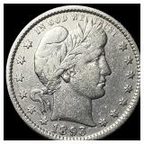 1893-S Silver Barber Quarter NEARLY UNCIRCULATED