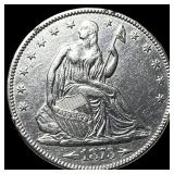 1873 Arrows Seated Liberty Half Dollar  CLOSELY U
