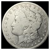1890-CC Silver Morgan Dollar LIGHTLY CIRCULATED
