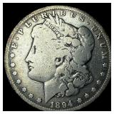 1894-O Silver Morgan Dollar LIGHTLY CIRCULATED