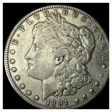1891-O Silver Morgan Dollar NEARLY UNCIRCULATED