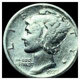 1927-D Silver Mercury Dime CLOSELY  UNCIRCULATED