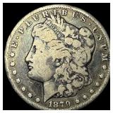1879-CC Silver Morgan Dollar ABOUT  UNCIRCULATED