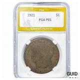 1921 Morgan Silver Dollar PGA P01