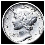 1921-D Mercury Dime CLOSELY UNCIRCULATED