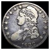 1832 Capped Bust Half Dollar NEARLY  UNCIRCULATED