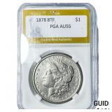 1878 8TF Morgan Silver Dollar PGA AU55