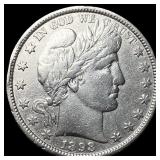 1898 Silver Barber Half Dollar CLOSELY UNCIRCULATE