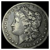 1890-S Silver Morgan Dollar NEARLY UNCIRCULATED