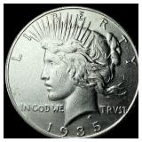 1935-S Silver Peace Dollar CHOICE BU
