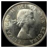 1958 Canada Silver Dollar (British Columbia) CHOIC