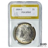 1904-O Morgan Silver Dollar PGA MS64