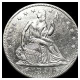 1855 Arrows Seated Liberty Half Dollar  UNCIRCULA