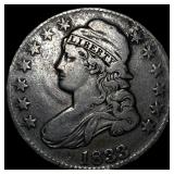 1833 Capped Bust Half Dollar ABOUT  UNCIRCULATED