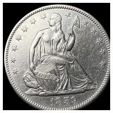 1859 Seated Liberty Half Dollar UNCIRCULATED
