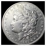 1884-S Silver Morgan Dollar CHOICE AU