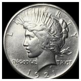 1921 Silver Peace Dollar UNCIRCULATED