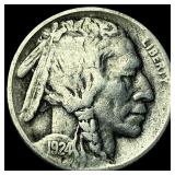 1924-D Buffalo Nickel NEARLY UNCIRCULATED