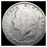 1872 Newfoundland Silver 10 Cents NICELY  CIRCULA