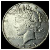 1923 Silver Peace Dollar CLOSELY UNCIRCULATED