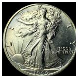 1944-S Silver Half Dollar CHOICE BU