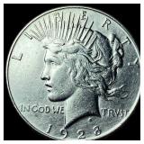 1928-S Silver Peace Dollar CLOSELY  UNCIRCULATED