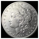 1890-CC Silver Morgan Dollar NEARLY UNCIRCULATED