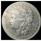 1892-CC Silver Morgan Dollar NEARLY UNCIRCULATED
