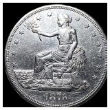 1876-S Silver Trade Dollar CLOSELY  UNCIRCULATED