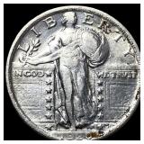1920 Silver Standing Liberty Quarter NEARLY  UNCI