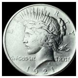 1921 Silver Peace Dollar UNCIRCULATED