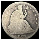 1877 Seated Liberty Half Dollar NICELY CIRCULATED