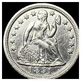 1851 Silver Seated Liberty Dime CHOICE BU