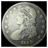 1834 Capped Bust Half Dollar LIGHTLY CIRCULATED