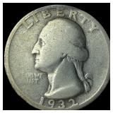 1932 Washington Silver Quarter LIGHTLY CIRCULATED