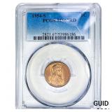 1954-S Wheat Cent PCGS MS67 RD