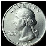 1932 Washington Silver Quarter UNCIRCULATED