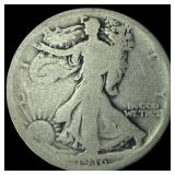 1916 Walking Liberty Half Dollar NICELY CIRCULATED
