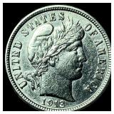 1913 Silver Barber Dime UNCIRCULATED