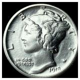 1918-S Silver Mercury Dime UNCIRCULATED