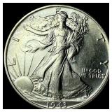 1943-S Silver Walking Liberty Half Dollar CHOICE B