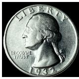 1932-D Silver Washington Quarter UNCIRCULATED