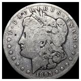 1893-CC Morgan Silver Dollar LIGHTLY  CIRCULATED
