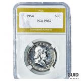 1954 Franklin Half Dollar PGA PR67