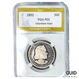 1892 Columbian Expo Half Dollar PGA P01