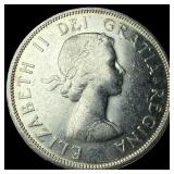 1958 Silver Dollar Canada British Columbia CHOICE