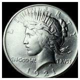 1921 Silver Peace Dollar UNCIRCULATED